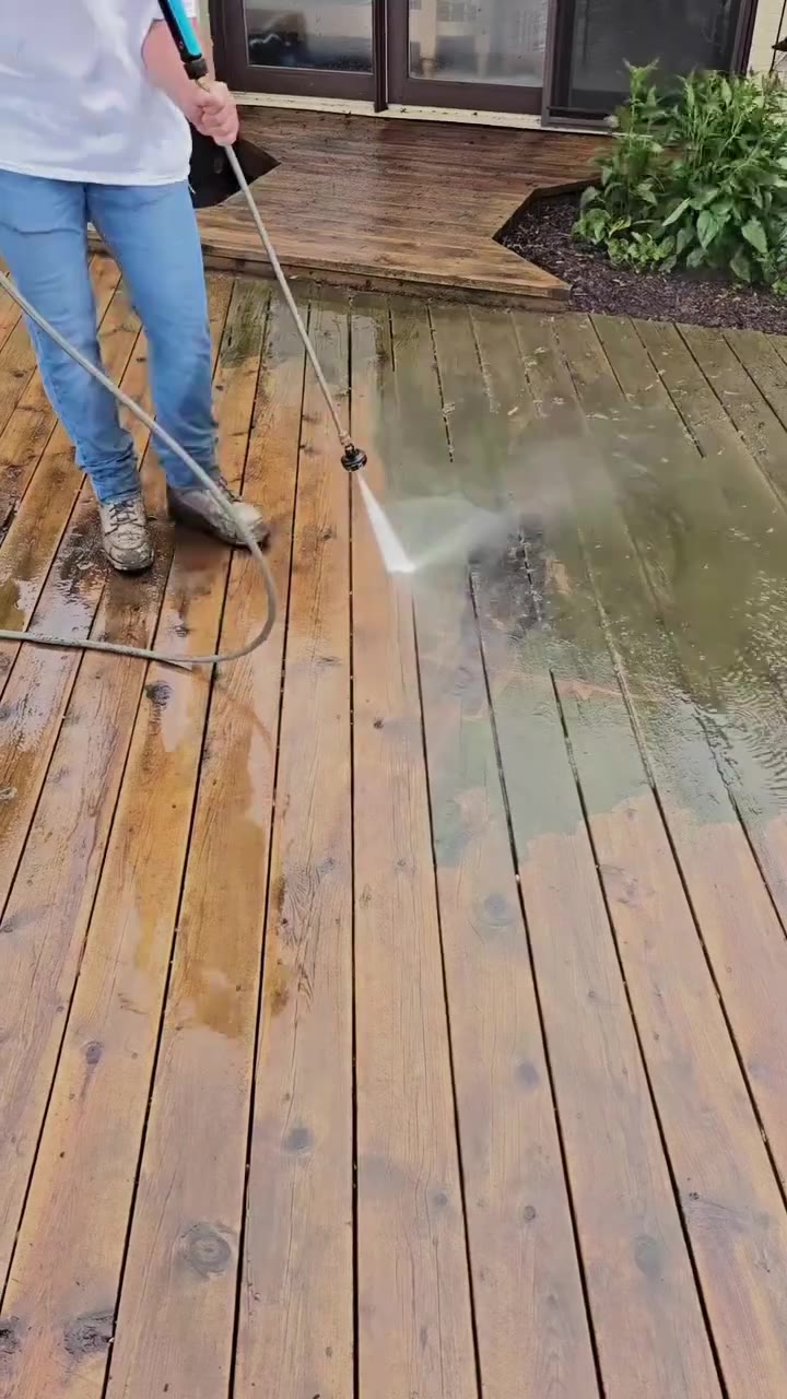 Pool-deck restoration — Markham flagstone, after a wet winter